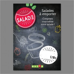 AFFICHE A1 SALADE A EMPORTER